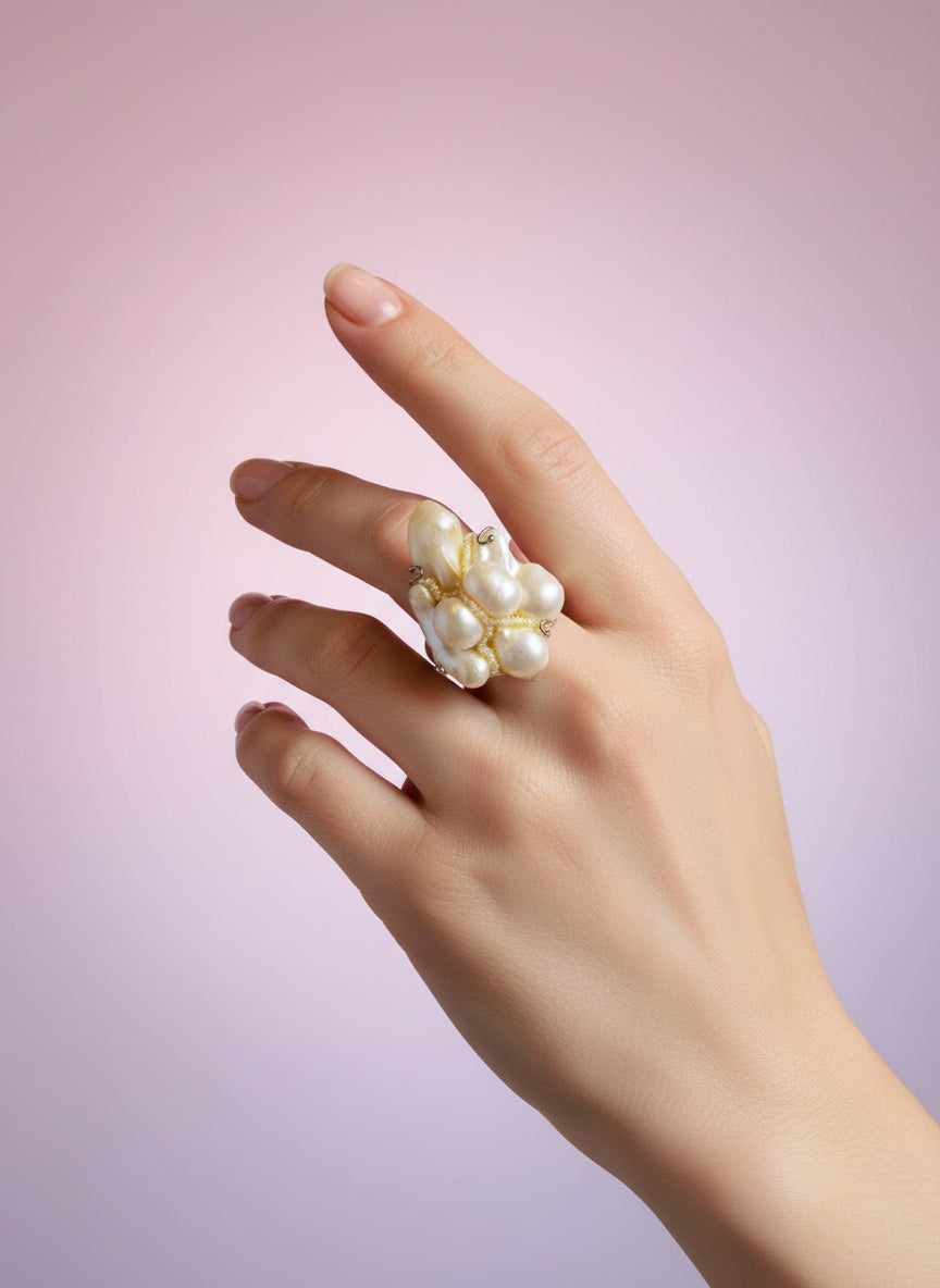 River Pearl Ring